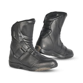 R-TECH REVO Moto Couro Touring Botas Preto - Imagem dupla de botas